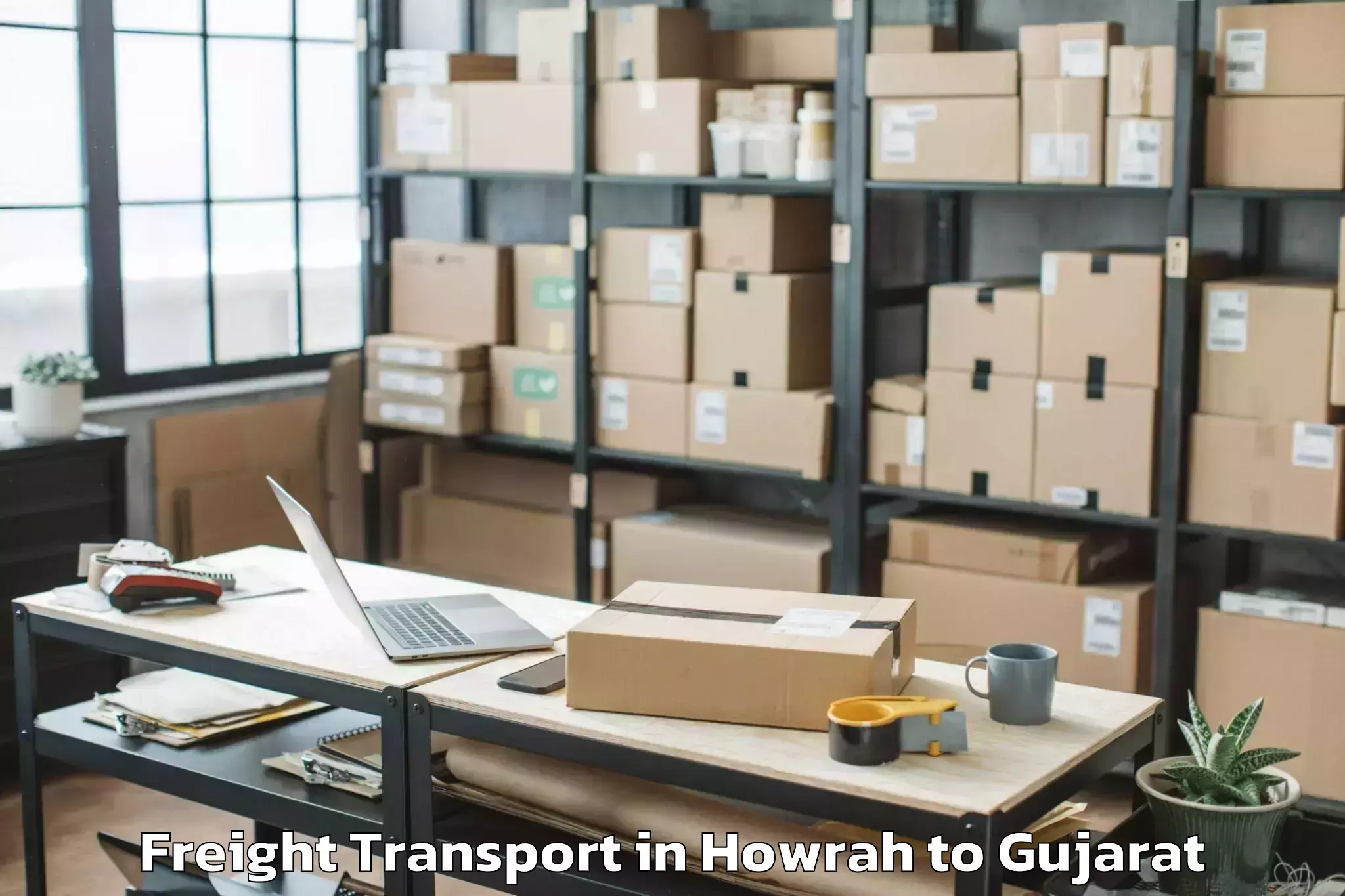 Get Howrah to Shihori Freight Transport